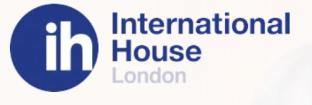 Лого IH London Language School, Языковая школа IH London