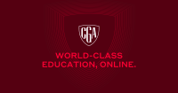 Лого Crimson International Online School, Международная онлайн-школа Кримсон (CGA)