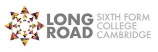 Лого Long Road Sixth Form College, Колледж Long Road Sixth Form