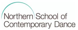 Лого Northern School of Contemporary Dance, Школа танца Northern School of Contemporary Dance