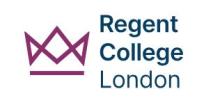 Лого Regent College London, Лондонский колледж Риджент