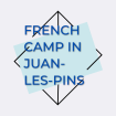 Лого French camp in Juan-les-Pins, Языковой лагерь в Жуан-ле-Пен