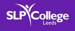Лого SLP College Leeds, Колледж SLP в Лидсе