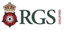 Лого Royal Grammar School Guildford, Королевская гимназия в Гилфорде