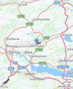 Scotland on map