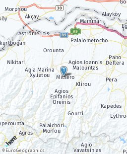 Cyprus on map