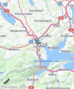 Switzerland on map
