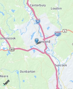 USA on map