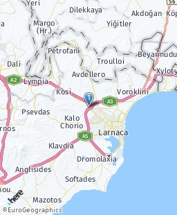 Cyprus on map