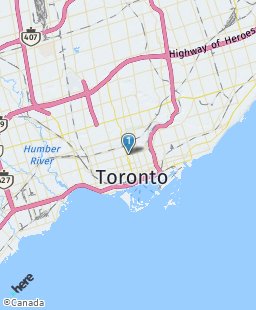 Canada on map