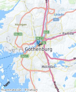 Sweden on map