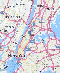 USA on map
