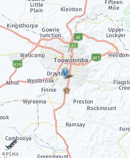 Australia on map