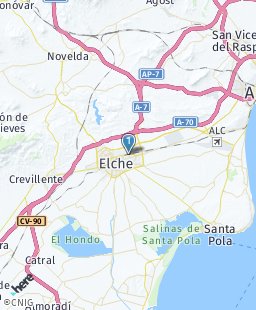 Spain on map