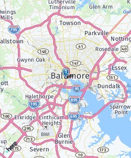 USA on map