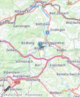 Switzerland on map