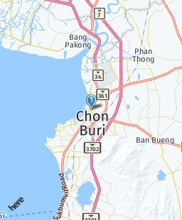 Thailand on map