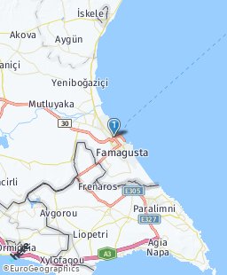 Northern Cyprus on map