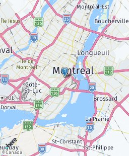 Canada on map
