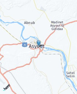 Egypt on map