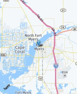 USA on map