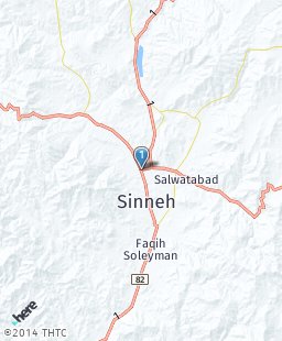 Iran on map