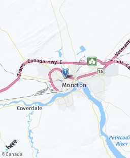 Canada on map