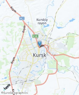 Russia on map