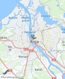 Latvia on map