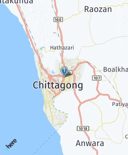 Bangladesh on map