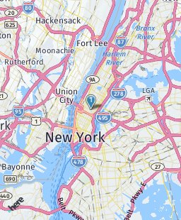 USA on map