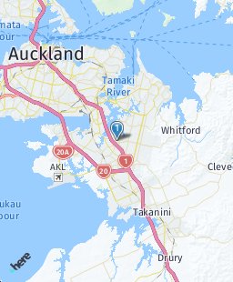 New Zealand on map
