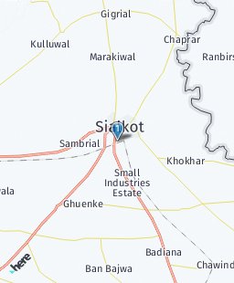 Pakistan on map