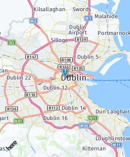 Ireland on map