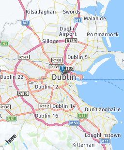Ireland on map