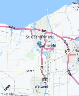 Canada on map