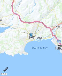 Wales on map