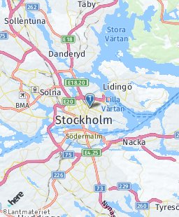 Sweden on map