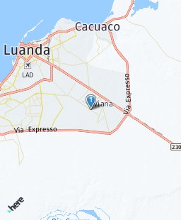 Angola on map