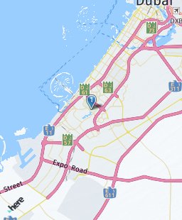 United Arab Emirates on map