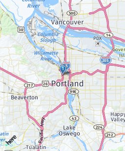 USA on map