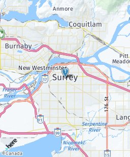 Canada on map
