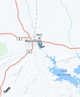 Zimbabwe on map