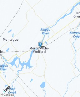 Canada on map