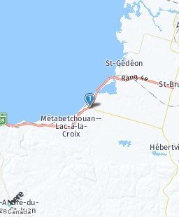 Canada on map