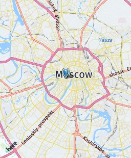 Russia on map