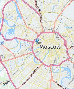 Russia on map