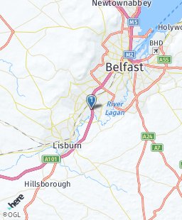 Northern Ireland on map