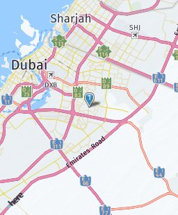United Arab Emirates on map