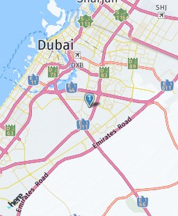 United Arab Emirates on map